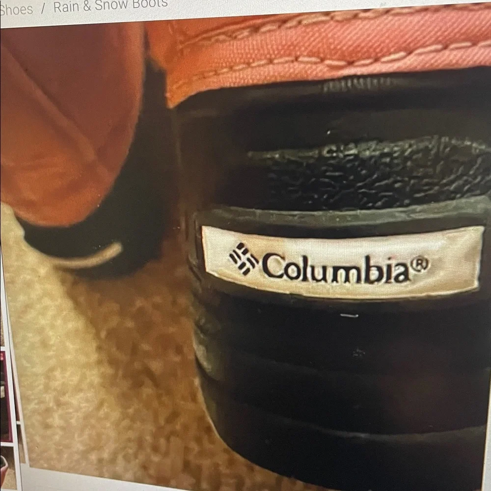 Girls pink Columbia snow boots 2